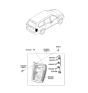 Diagram for 2012 Kia Sedona Light Socket - 924154J000