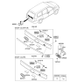 Diagram for 2007 Kia Sedona Light Socket - 925504D000