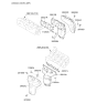 Diagram for 2014 Kia Sedona Catalytic Converter - 285103C370
