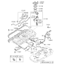 Diagram for Kia Sedona Fuel Tank Strap - 312104D100