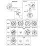 Diagram for Kia Sedona TPMS Sensor - 529334D700