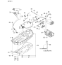 Diagram for 1999 Kia Sportage Fuel Tank - 0K01842110D