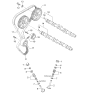Diagram for Kia Sportage Timing Idler Gear - 0K95512730A