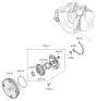 Diagram for 2001 Kia Optima Oil Pump - 4611039000