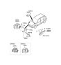 Diagram for Kia Rondo Yaw Sensor - 956903J000