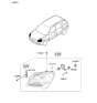Diagram for 2008 Kia Sportage Light Socket - 921603K000
