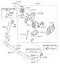 Diagram for 2014 Kia Sorento Blower Motor Resistor - 979071U000