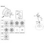 Diagram for Kia Sorento Wheel Cover - 529603F600