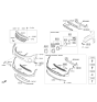 Diagram for Kia Sorento Fog Light - 922021U500