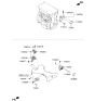 Diagram for Kia Sorento Engine Mount Bracket - 218102P900