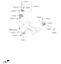 Diagram for Kia Transfer Case Mount - 218302P950