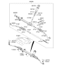 Diagram for Kia Optima Rack And Pinion - 565002T000