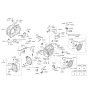 Diagram for 2010 Kia Sedona Input Shaft Bearing - 452753B200