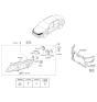 Diagram for 2011 Kia Optima Headlight - 921022T121