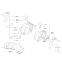 Diagram for 2011 Kia Optima Seat Cushion - 891002T900AK8