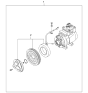 Diagram for 2005 Kia Rio A/C Compressor - 0K30A61450C