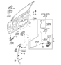 Diagram for 2003 Kia Rio Door Lock Actuator - 0K30A58310EBT