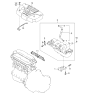 Diagram for Kia Rio PCV Valve Hose - 267202X010