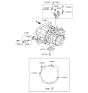 Diagram for 2014 Kia Rio Transmission Assembly - 4300026320
