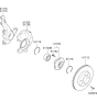 Diagram for 2016 Kia Rio Brake Disc - 517121W000