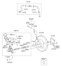 Diagram for Kia Rio Brake Booster Vacuum Hose - 591301W300