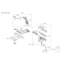 Diagram for Kia Sportage Air Filter - 28113D3300