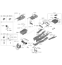 Diagram for Kia Stinger Armrest - 84660J5000CD4
