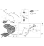 Diagram for Kia Sorento PCV Valve Hose - 31071R5530
