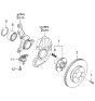 Diagram for Kia Rio Brake Backing Plate - 517551E000