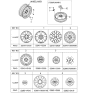 Diagram for Kia Rio Spare Wheel - 529101G000
