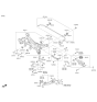 Diagram for Kia Axle Beam Mount - 552752S800