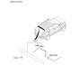 Diagram for 2014 Kia Sportage Windshield Washer Nozzle - 989313W000