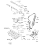 Diagram for 2015 Kia Optima Cam Gear - 243502G750
