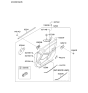 Diagram for 2011 Kia Optima Door Handle - 826202T000