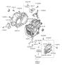 Diagram for Kia Amanti Engine Mount Bracket - 452173A300