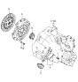 Diagram for 2001 Kia Sephia Clutch Disc - 0K04R16460