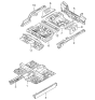 Diagram for Kia Sephia Floor Pan - 0K2AA53730