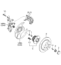 Diagram for 1998 Kia Sephia Spindle - 0K2A326110D