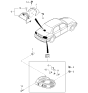 Diagram for 2000 Kia Sephia Fog Light Bulb - M997013210