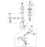 Diagram for 1999 Kia Sephia Coil Springs - 0K2A534011A
