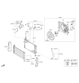 Diagram for Kia Cadenza Coolant Reservoir Hose - 25450F6000