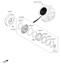Diagram for Kia Cadenza Torque Converter - 451004G100
