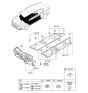 Diagram for Kia Cadenza Dash Panels - 84120F6000