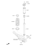 Diagram for 2019 Kia Cadenza Shock Absorber - 55311F6100