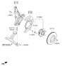 Diagram for 2020 Kia Niro Wheel Bearing - 51750F2000