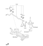 Diagram for 2021 Kia Niro Sway Bar Link - 54830F2000