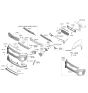 Diagram for Kia Niro Grille - 86350G5600
