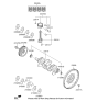 Diagram for 2021 Kia Niro Piston Ring Set - 2304003HA1