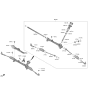 Diagram for 2019 Kia Forte Tie Rod End - 56825F2000