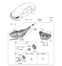 Diagram for Kia Forte Light Socket - 92161B0000